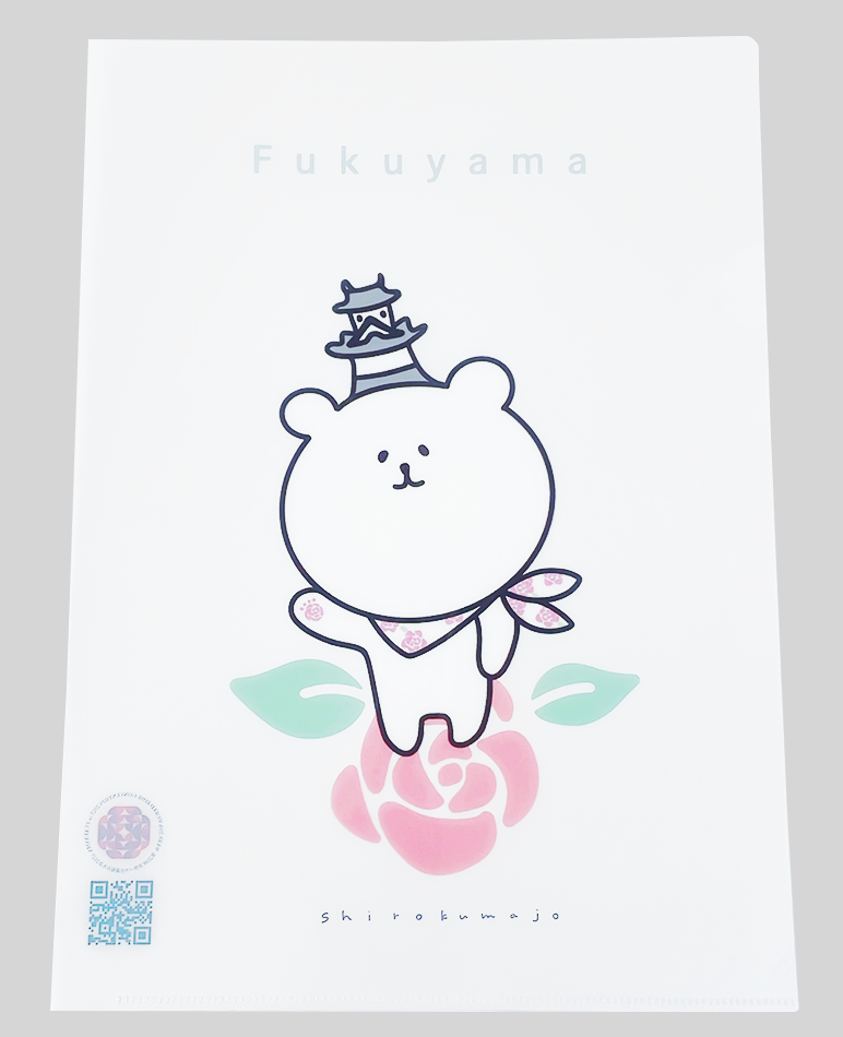 クリアファイル広島バラの街福山